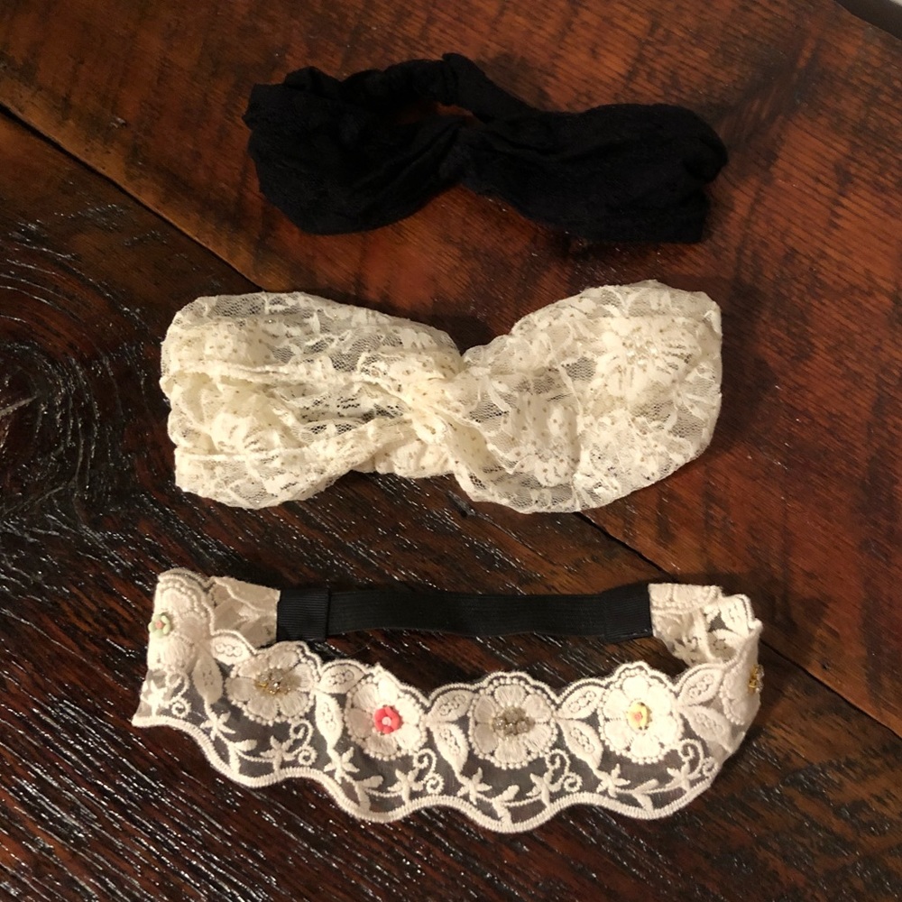 SET OF 3 HEADBANDS